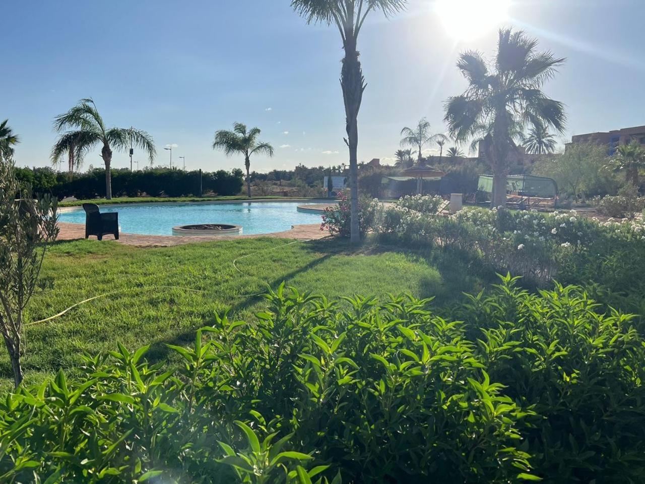 Fabuleux Appartement, Rez De Jardin Au Sein De La Palmeraie Marrakesh Extérieur photo
